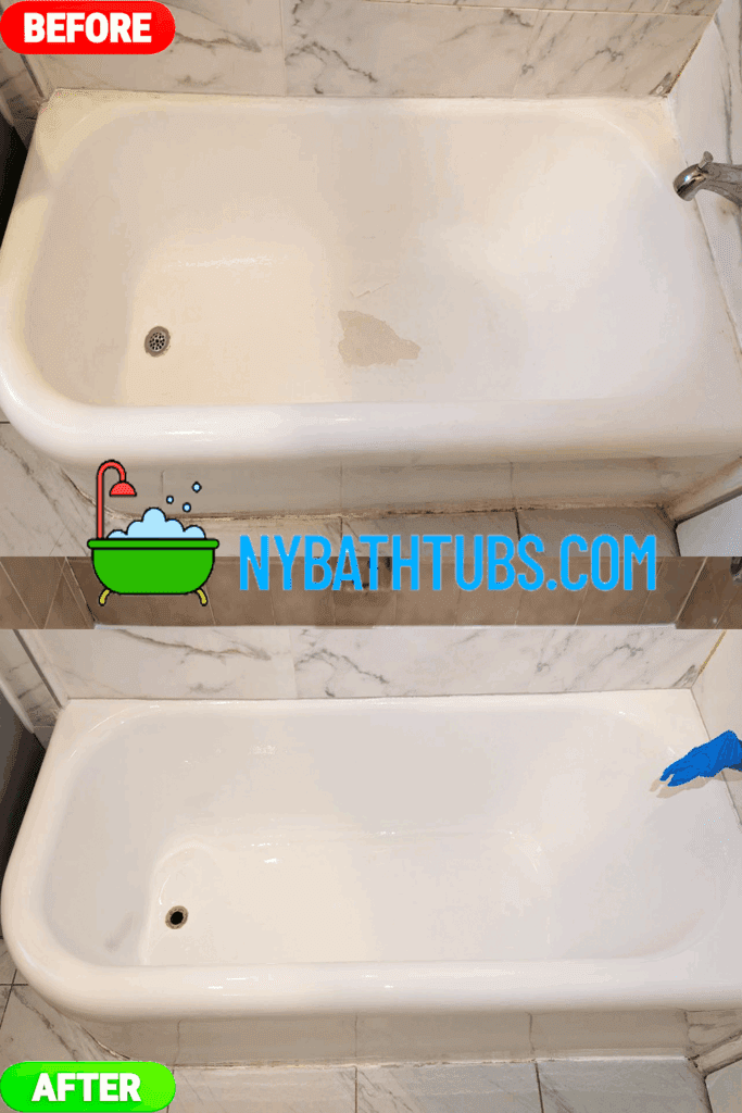 New york bathtub refinishing, bathtub restoration NYC, professional bathtub refinishing.